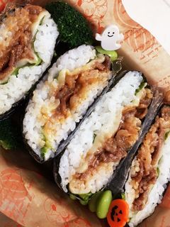 簡単焼肉チーズおにぎらず-レシピのメイン写真