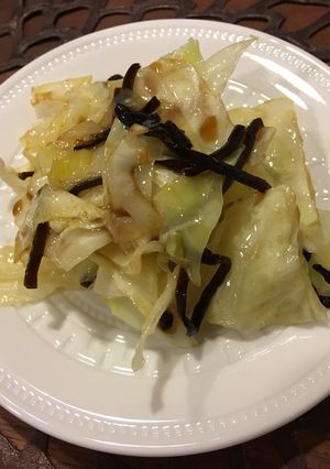 簡単☆時短 キャベツ塩昆布ゴマ油❗️-レシピのメイン写真