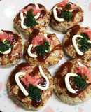 糖質カット♪ヘルシーお好み焼きバーグ