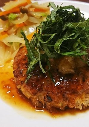 ふんわり豆腐ハンバーグの大葉おろし-レシピのメイン写真