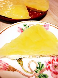 痛んだ洋梨のレアチーズケーキタルト-レシピのメイン写真