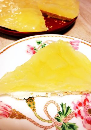 痛んだ洋梨のレアチーズケーキタルト-レシピのメイン写真
