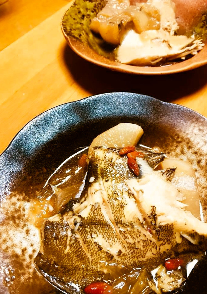 STAUB無水でカレイと大根の煮付け-レシピのメイン写真