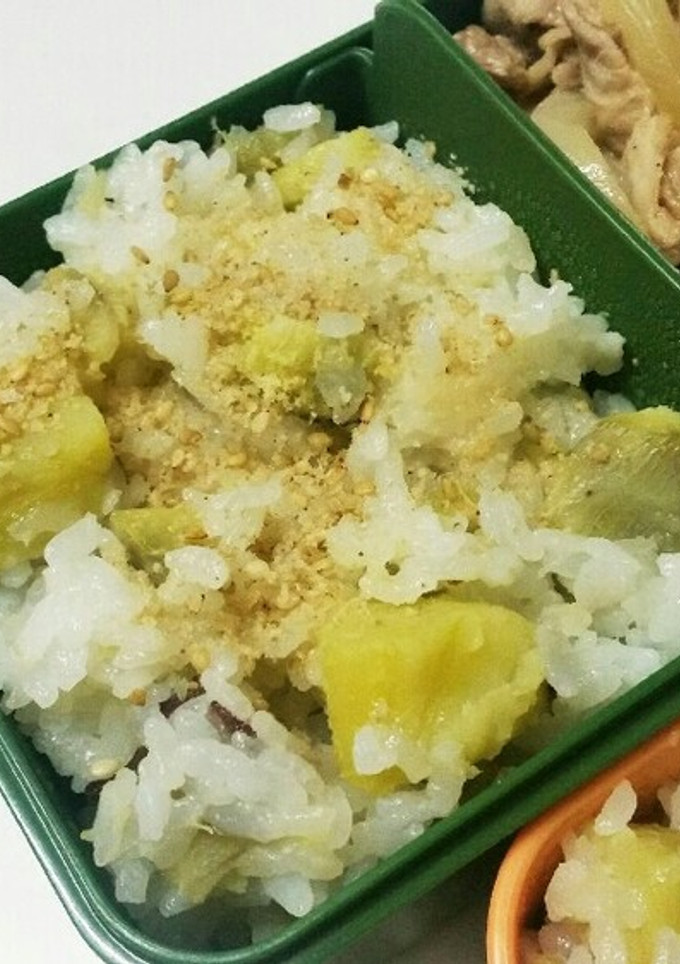 お弁当にもち米使用さつま芋ご飯-レシピのメイン写真
