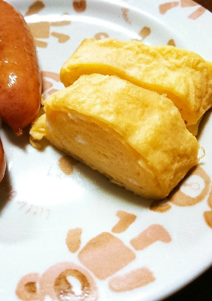 ふんわりもっちり卵焼き-レシピのメイン写真