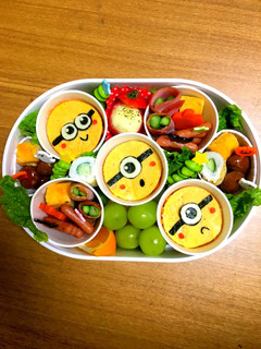 カップdeミニオン弁当-レシピのメイン写真