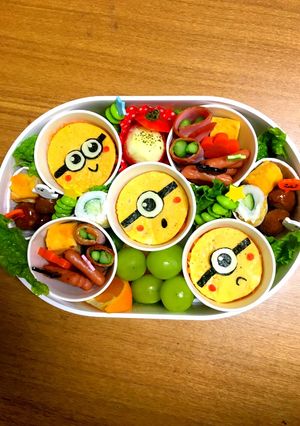 カップdeミニオン弁当-レシピのメイン写真