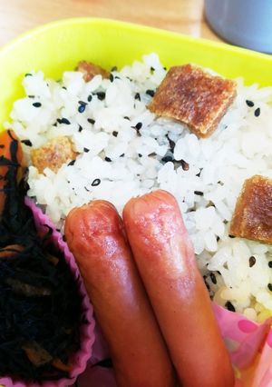 お弁当にも！五分でいなり寿司風混ぜご飯-レシピのメイン写真