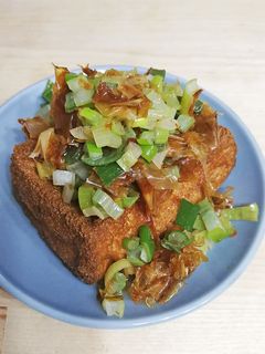 厚揚げのネギおかかのっけ-レシピのメイン写真