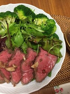 湯煎で簡単!ローストビーフ-レシピのメイン写真