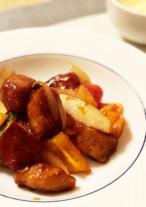カラフル野菜で本格酢豚♪-レシピのメイン写真