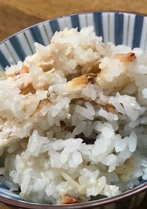 土鍋♡酒粕＆桜えび＆えのき炊き込みご飯〜-レシピのメイン写真