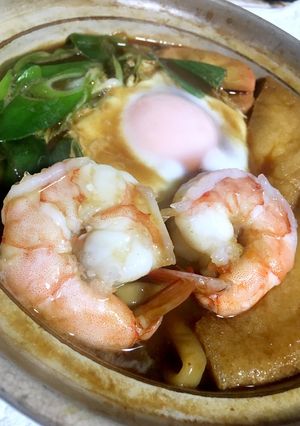 海老味噌煮うどん(*^^*)☆☆☆-レシピのメイン写真