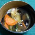 五香粉風味、貝柱と野菜の中華風スープ煮