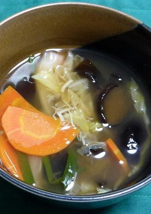 五香粉風味、貝柱と野菜の中華風スープ煮-レシピのメイン写真