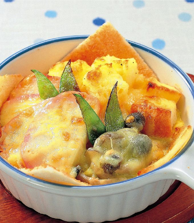 パンのキッシュ風 by コープ北陸 【クックパッド】 簡単おいしい