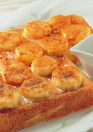 シナモン風味のバナナトースト-レシピのメイン写真