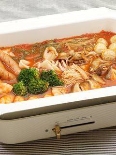 きのことシーフードのトマト鍋-レシピのメイン写真