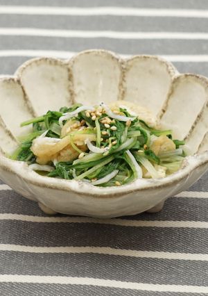 水菜としらすの煮浸し-レシピのメイン写真