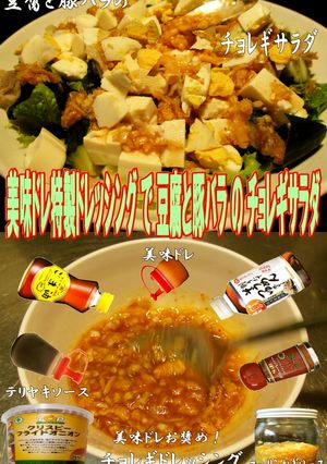 美味ドレの豆腐とお肉の特撰チョギレサラダ-レシピのメイン写真