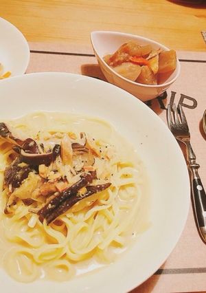 ツナときのこの味噌豆乳生パスタ★-レシピのメイン写真