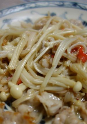 えのきと豚の塩炒め-レシピのメイン写真
