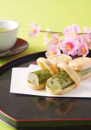 抹茶あずき最中サンド-レシピのメイン写真