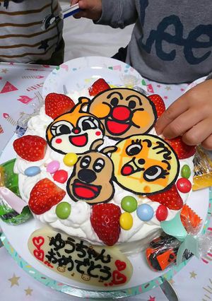 アンパンマンケーキ♡-レシピのメイン写真