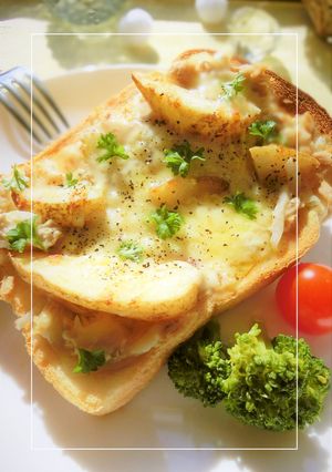 ツナオニオン＆ポテトのトースト-レシピのメイン写真