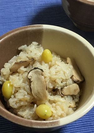 秋の味覚★銀杏入り松茸ご飯-レシピのメイン写真