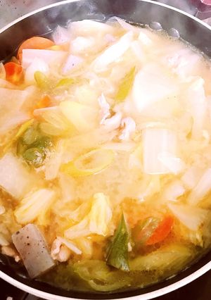 お野菜たっぷり豚汁-レシピのメイン写真