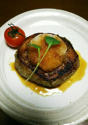 れんこんたっぷり和風ハンバーグ♪-レシピのメイン写真