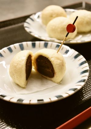 米粉で皮がもちもち♪酒まんじゅう-レシピのメイン写真