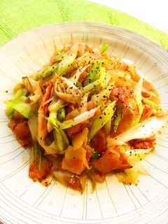 ☺簡単もう一品♪ねぎとベーコンの炒め物☺-レシピのメイン写真