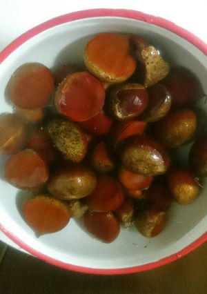 ズボラにちょいと楽チンな栗の皮むき。-レシピのメイン写真