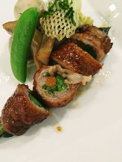 春菊と彩り野菜の肉巻き★甘辛ソース-レシピのメイン写真