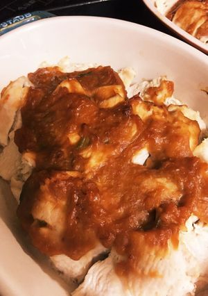 鶏胸肉のネギ味噌焼き♡-レシピのメイン写真