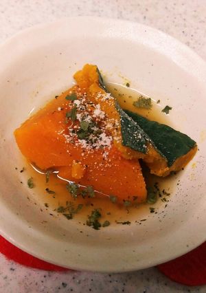 カボチャの紅茶トマト煮-レシピのメイン写真