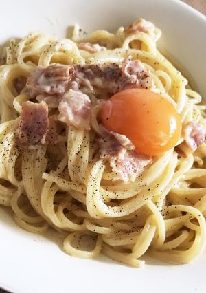 簡単濃厚カルボナーラ-レシピのメイン写真