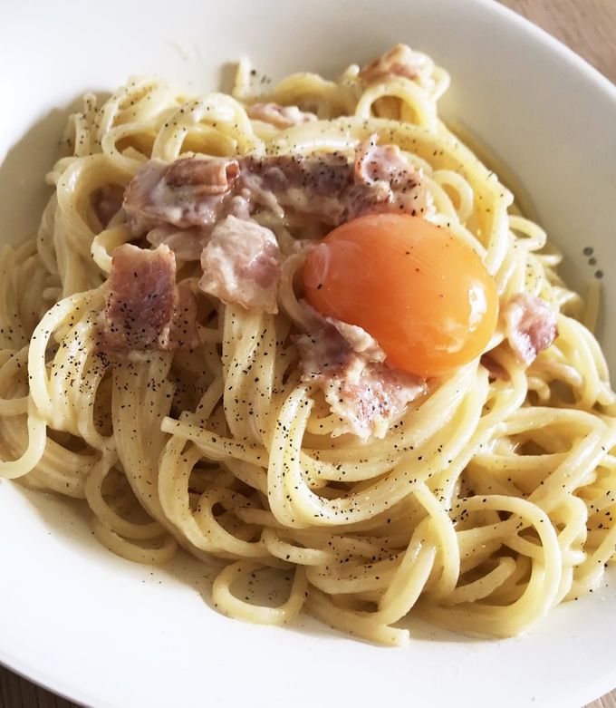 簡単濃厚カルボナーラ by Noah_tk 【クックパッド】 簡単おいしい