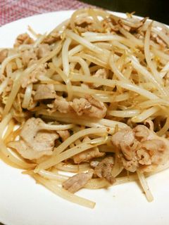節約!シャキシャキ☆豚バラもやし中華炒め-レシピのメイン写真