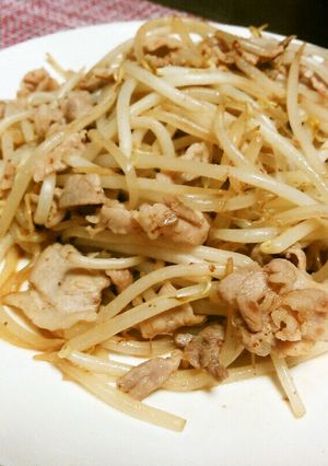 節約！シャキシャキ☆豚バラもやし中華炒め-レシピのメイン写真