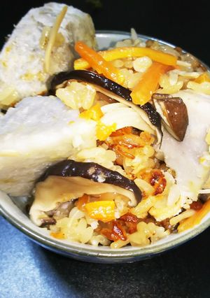 お焦げが美味しい 里芋おこわ-レシピのメイン写真