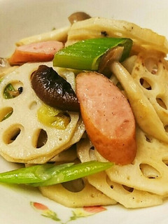 蓮根のシャキシャキ炒め-レシピのメイン写真