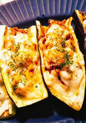 とろ~り簡単!なすの肉みそチーズ焼き☆-レシピのメイン写真