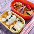 おすわりホワイトライオンさん弁当