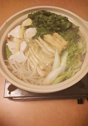 鶏胸肉の鍋-レシピのメイン写真