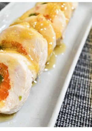 しっとりやわらか鶏胸肉の野菜巻き-レシピのメイン写真