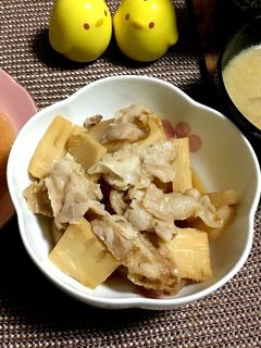 レンジで簡単!筍と大根の煮物-レシピのメイン写真