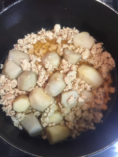 里芋と鳥ひき肉の煮物-レシピのメイン写真